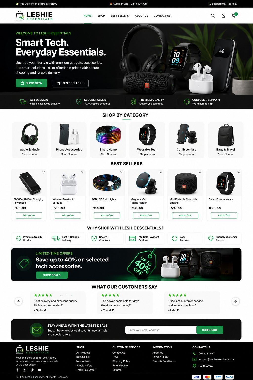 Electronics and Accessories example products